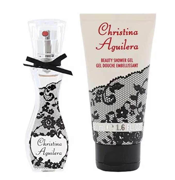 Set Christina Aguilera apa parfum 15 ml + gel de dus
