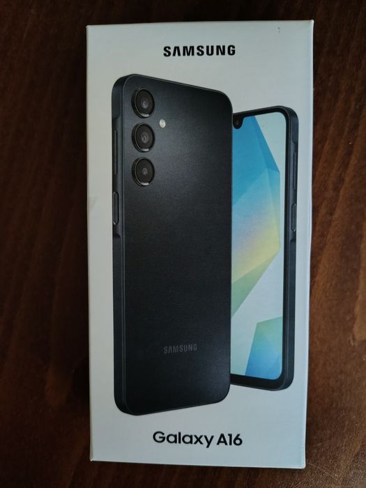 Чисто нов Samsung Galaxy A16 – НЕразпечатан, 2 г. гаранция, 128GB