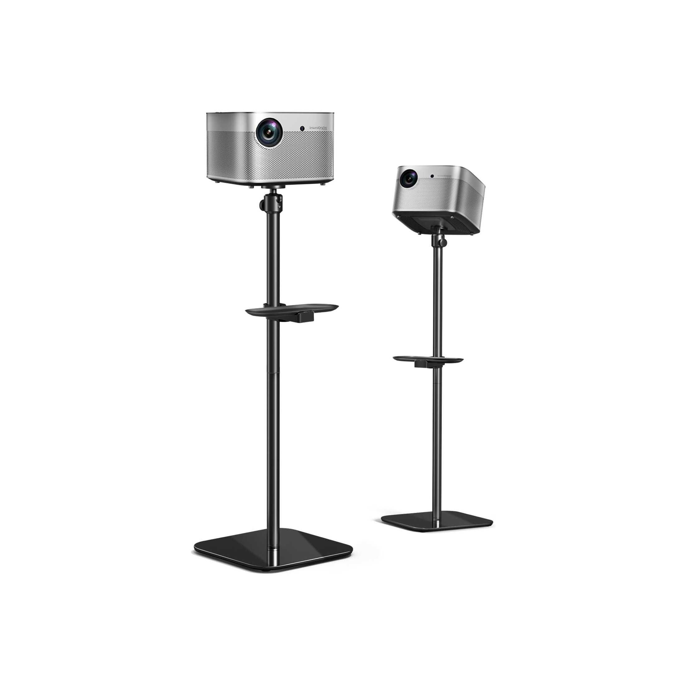 Suport proiector aluminiu negru Viozon, reglabil 88 cm, 360° rotativ