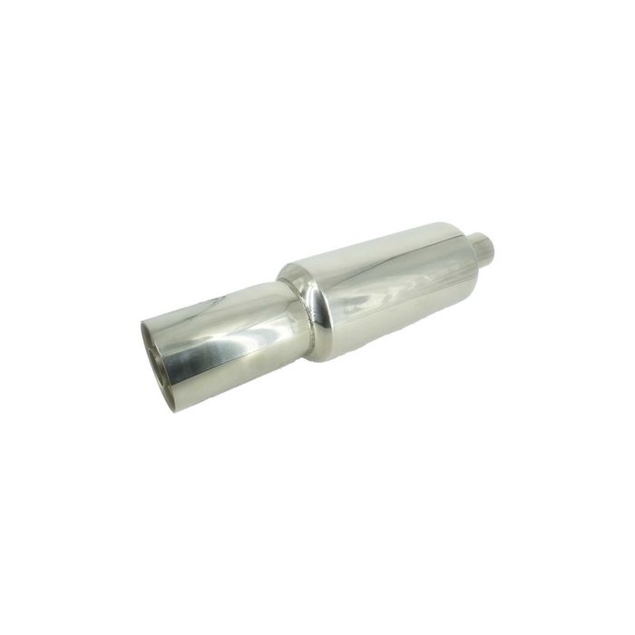 Toba sport inox cu silencer si reglaj intrare 5cm iesire 9cm l 46cm