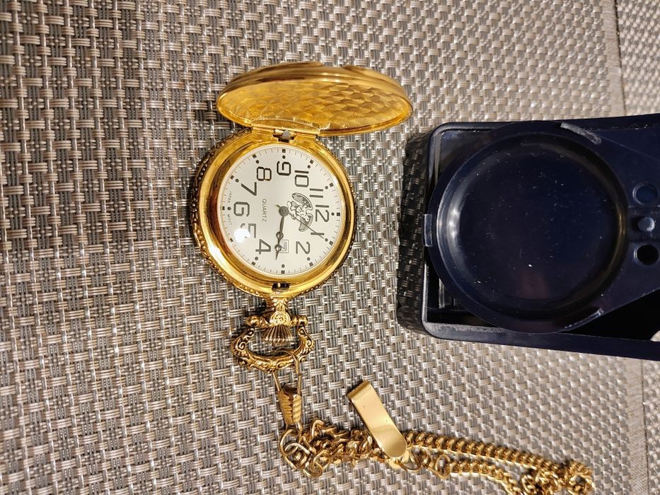 Ceas bărbați de buzunar cu lanț