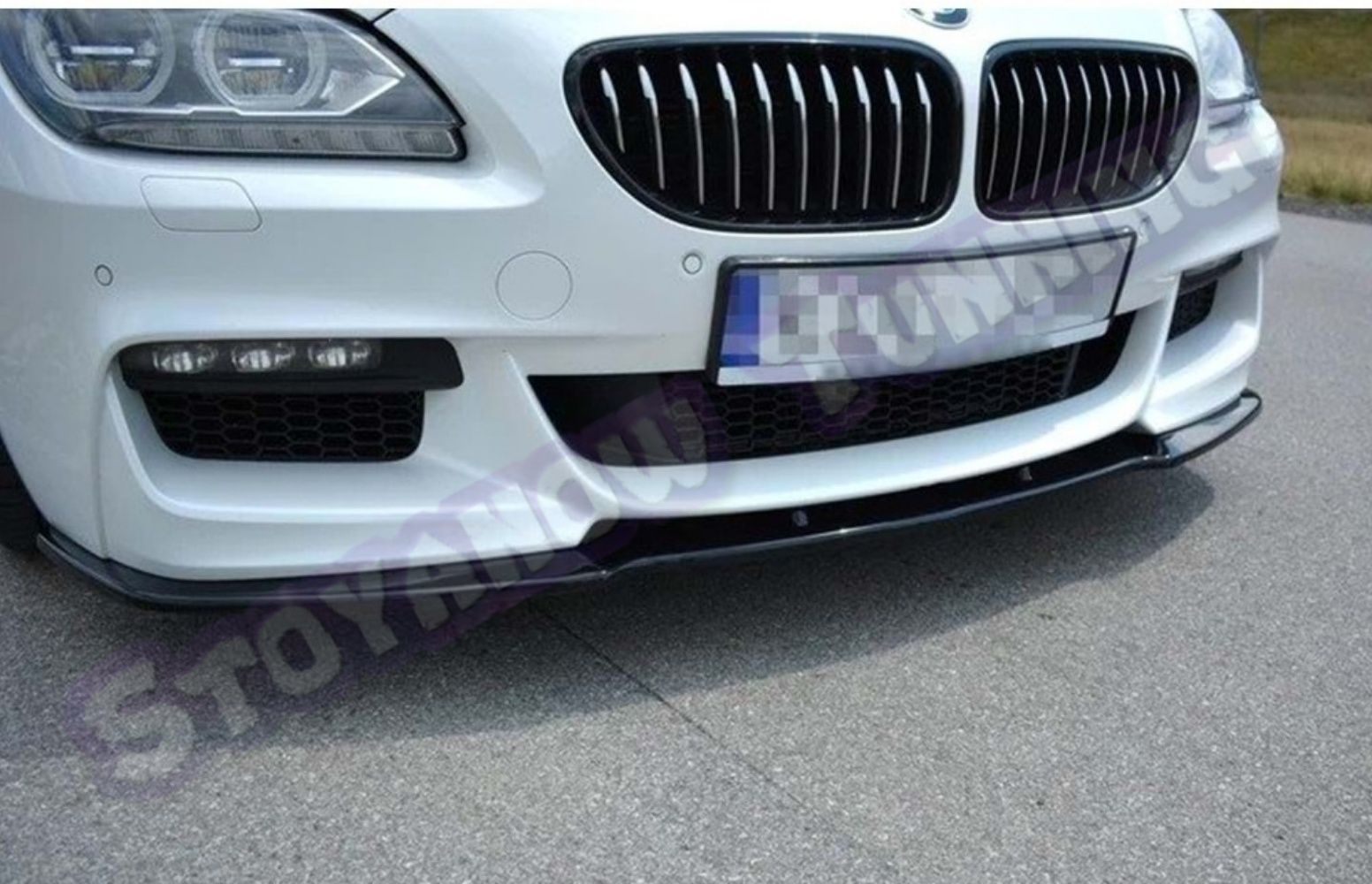 Преден Лип Спойлер за БМВ Ф06 М тех/ BMW F06 M tech Lip Spoiler Maxton