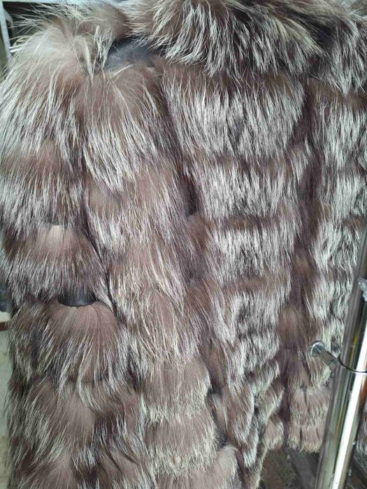 Палто естествен косъм