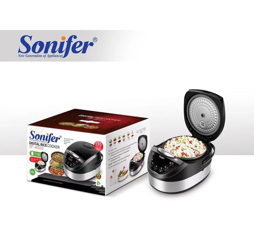Доставка! Мультиварка, Рисоварка Sonifer SF-4003