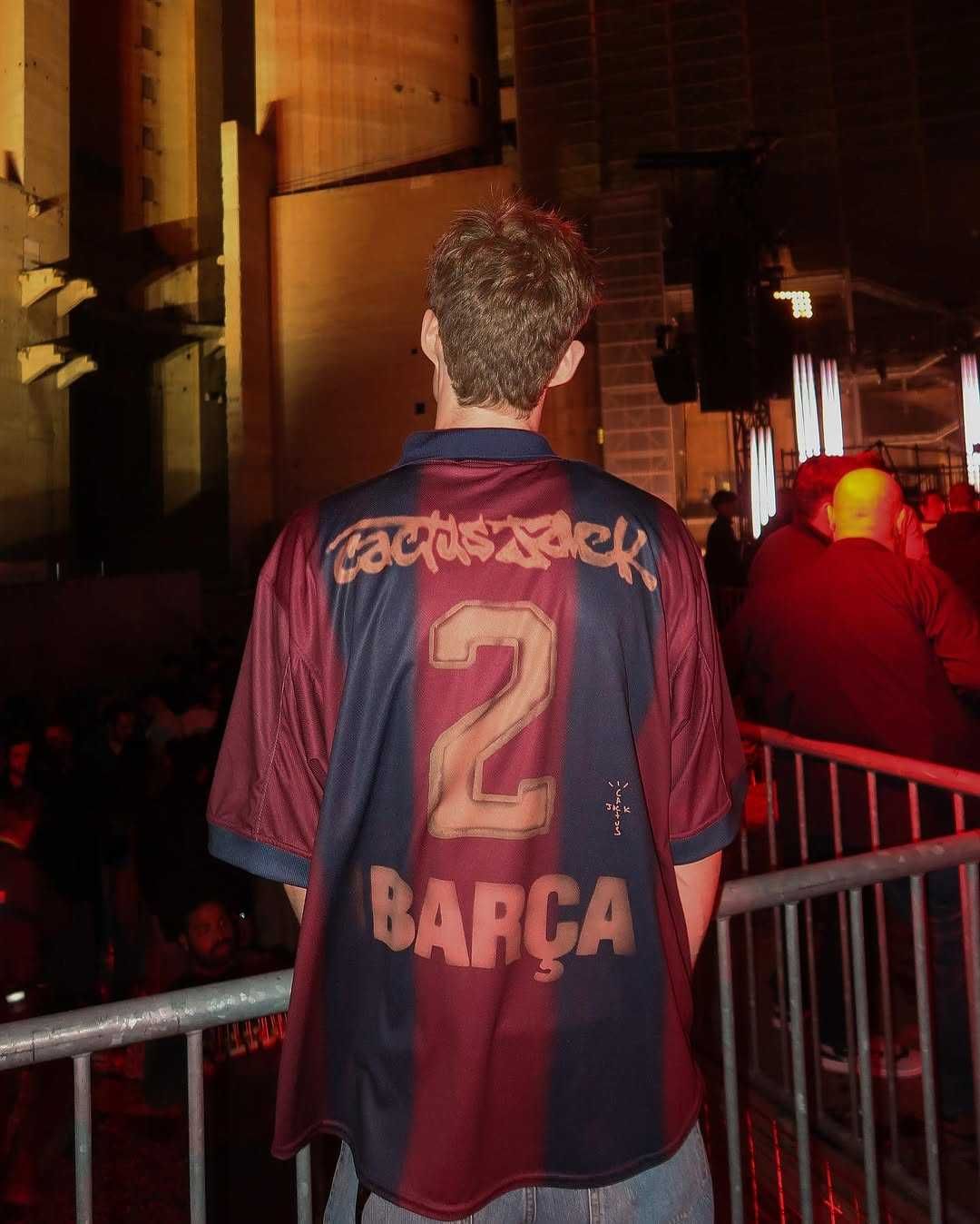 Tricou Travis Scott X Barcelona Oversized