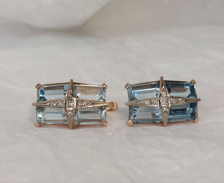 Продам оригинальные серьги с брилиантами