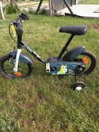 BTWIN Детски велосипед 14 инча с помощни колелаДекатлон
