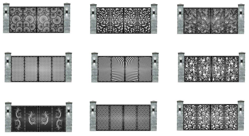 Panouri gard debitate CNC laser
