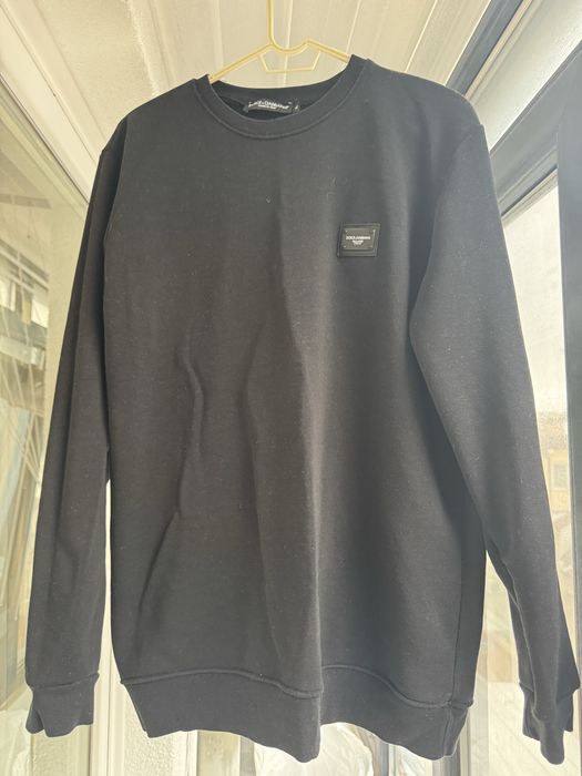 Черна блуза с дълъг ръкав памучен