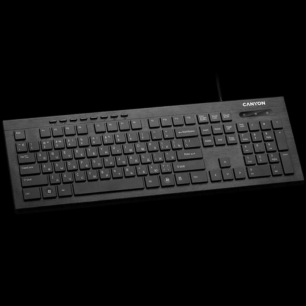 Клавиатура Canyon ultra slim led