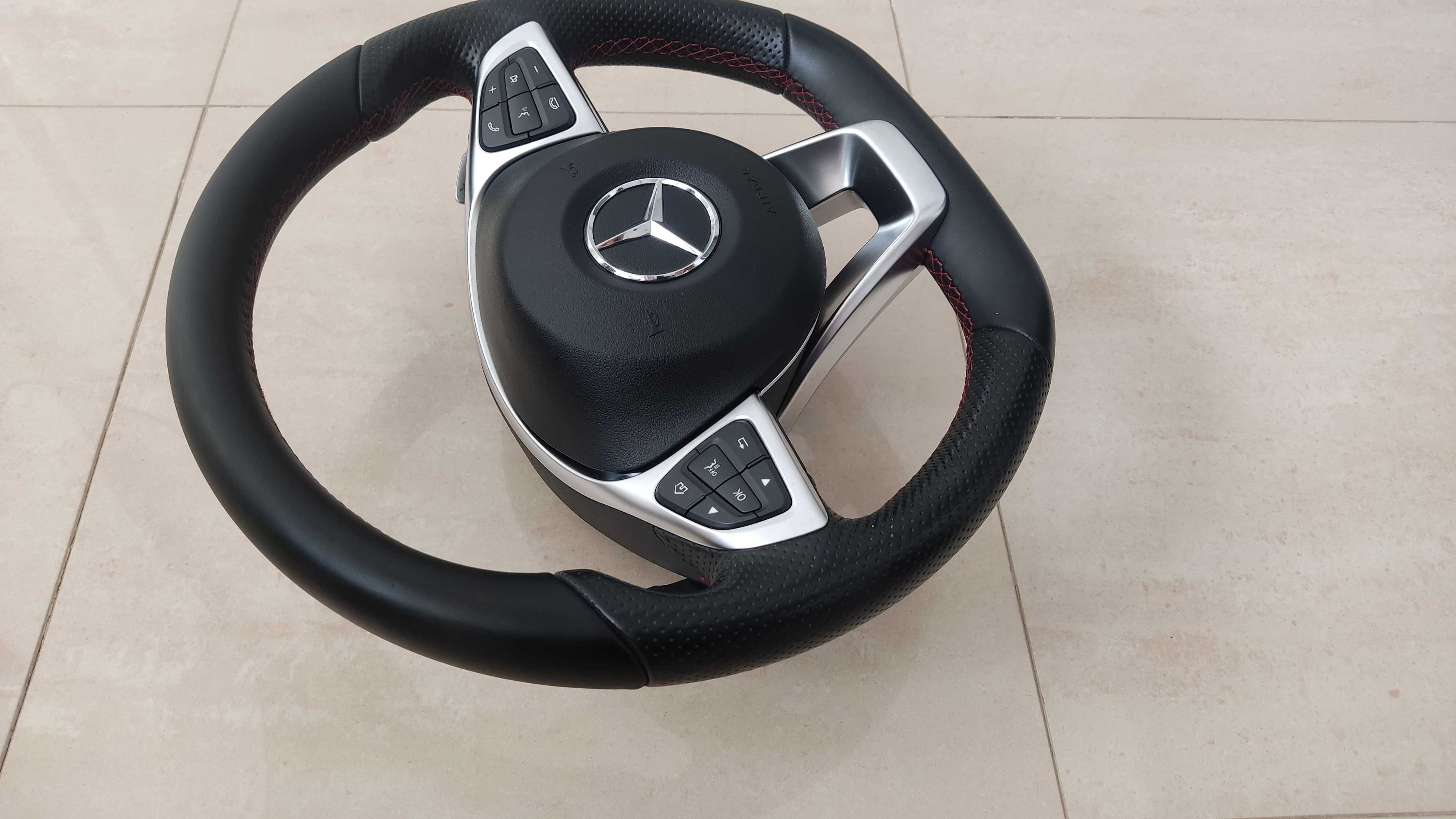 Мерцедес AMG Sport волан с ВИБРАЦИЯ - Mercedes W205  * W166 * W213