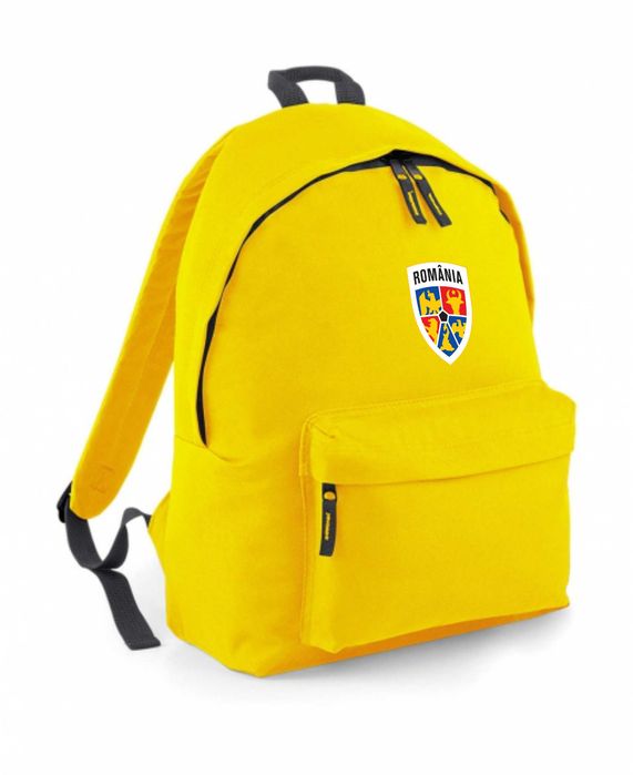 Ghiozdan Nationala Romaniei de fotbal personalizat Galben nume/numar