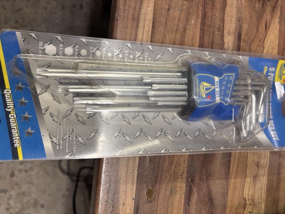 9 ключа торкс Г образни