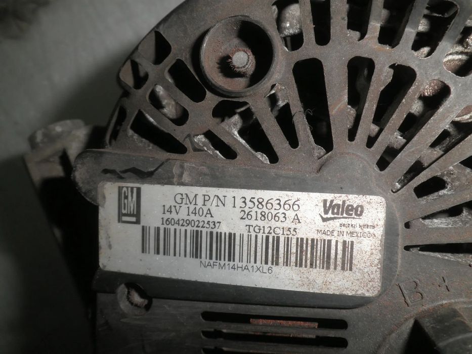 Alternator Opel Astra J, Insignia, Meriva B, 1.6 CDTI 13586366