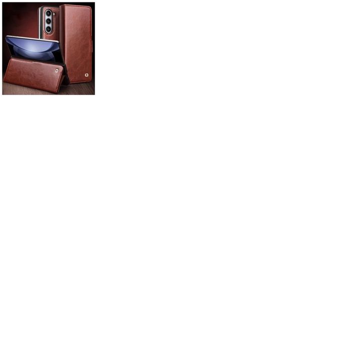 Huse premium lux flip carte piele naturala SAMSUNG Galaxy Z Fold7 6 5