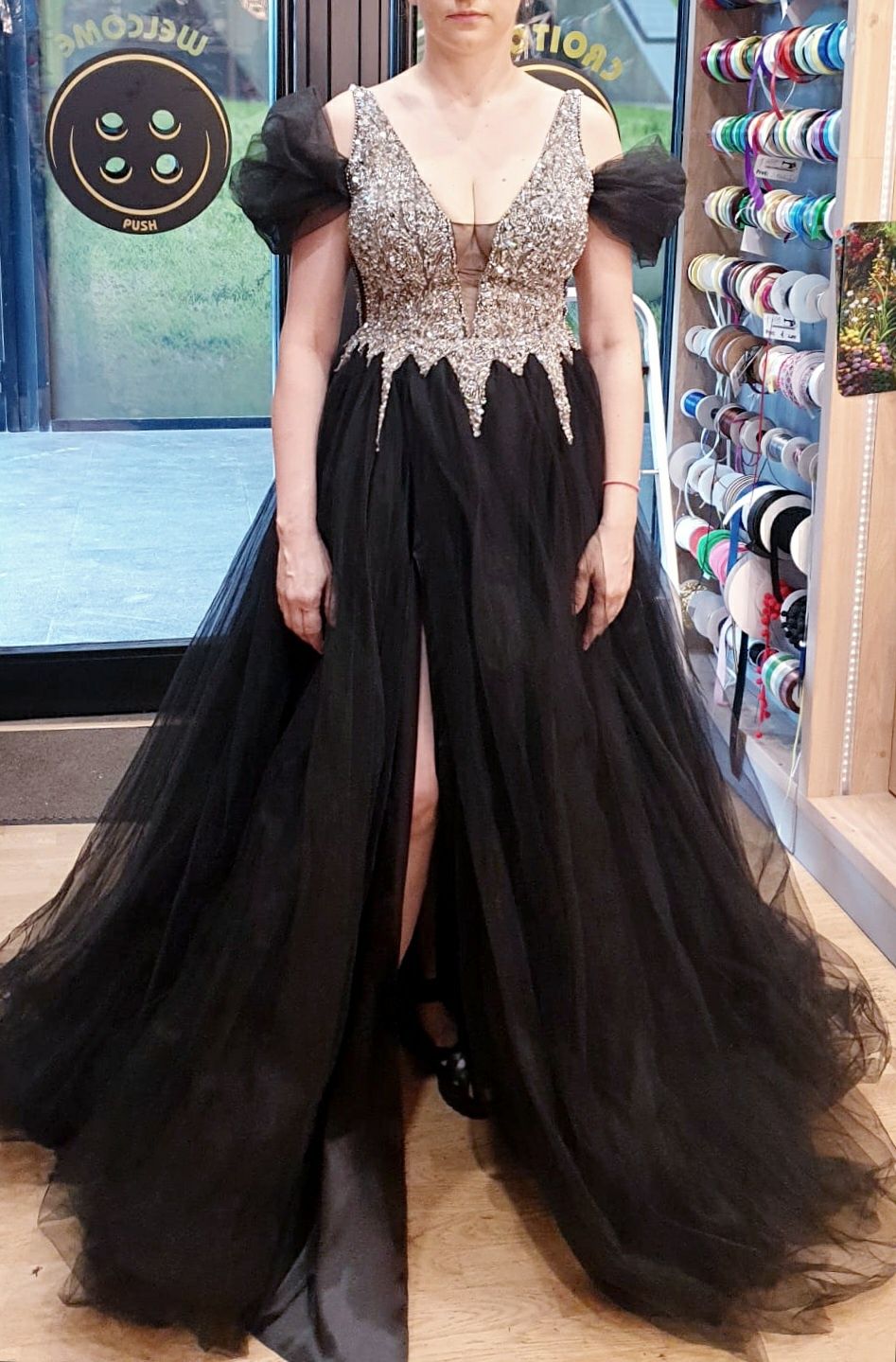Rochie ocazie realizata la comanda - manual