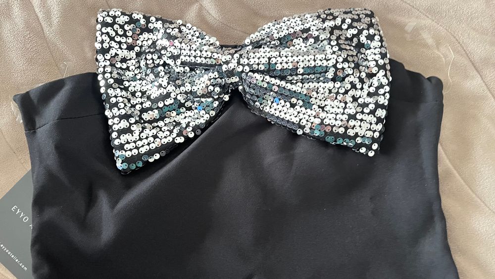 Коктейлна рокля Eyyo Atelier с пайети – нова, с етикет