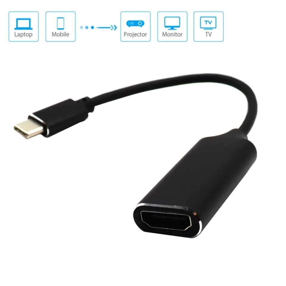 Переходник Type C (USB 3.1) на HDMI для ноутбука, MacBook