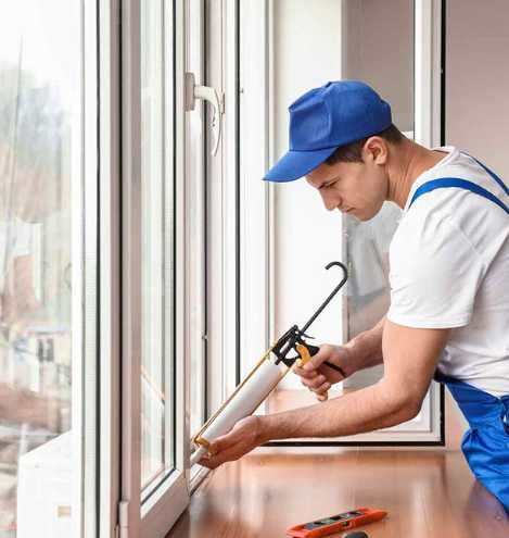 Ремонт пластиковых окон, дверей. Замена резины, механизма, регулировка