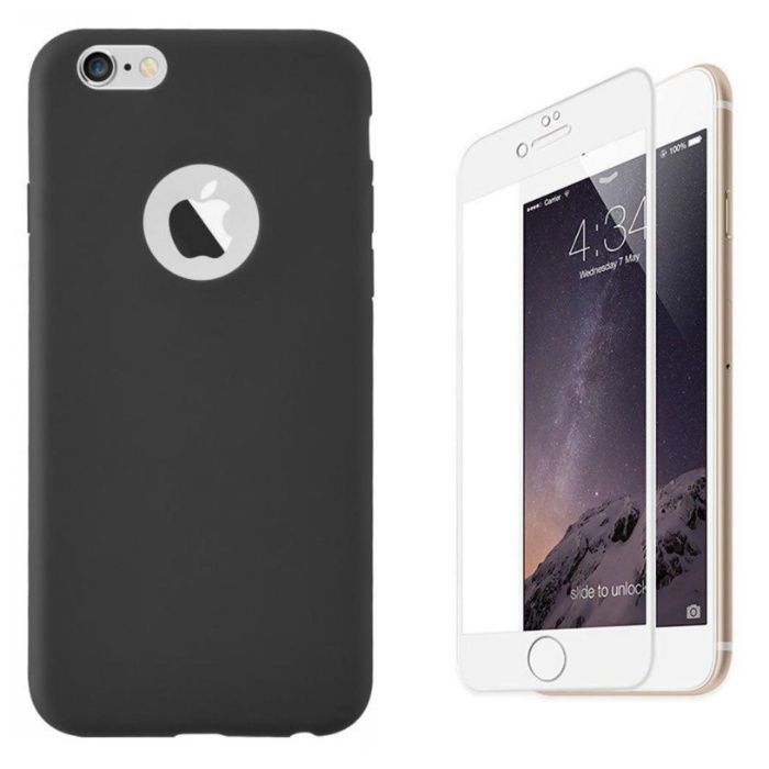Husa G CASE si Folie Sticla Curbata 6D 11D Iphone 7/8 Plus SE 16E