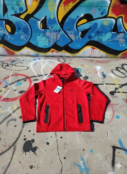 Trening Nike TECH Fleece Rosu 2024 Set Complet Bumbac 100%