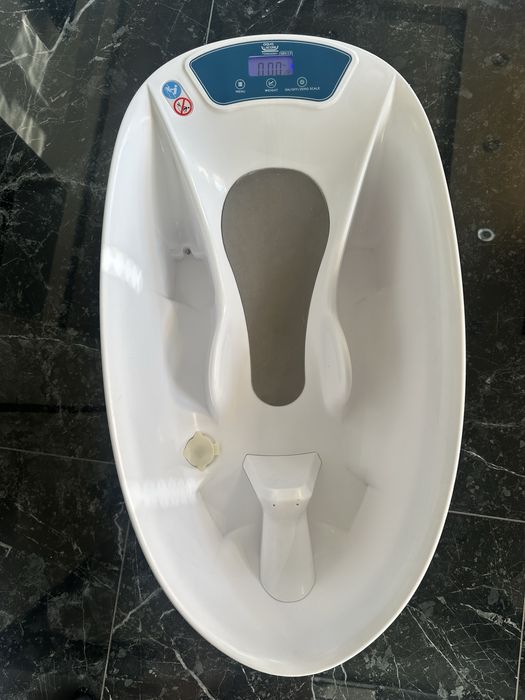 Дигитална бебешка вана с везна и термометър Aquascale 3-в-1