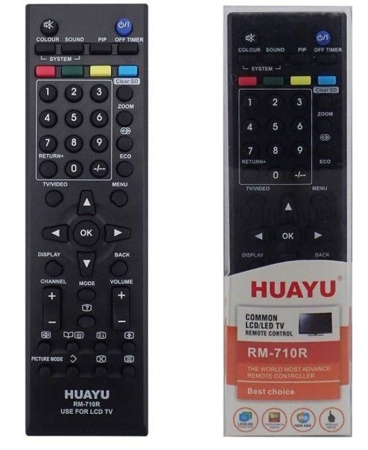 Универсальный пульт для телевизора JVC, 
модель HUAYU RM-710R