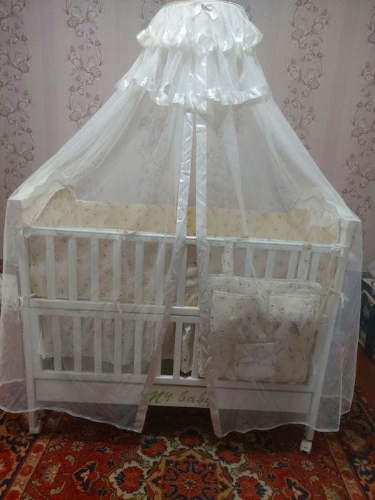 Коляска ва кроват детский + бешик