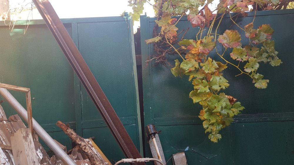 Ворота железные, б/у