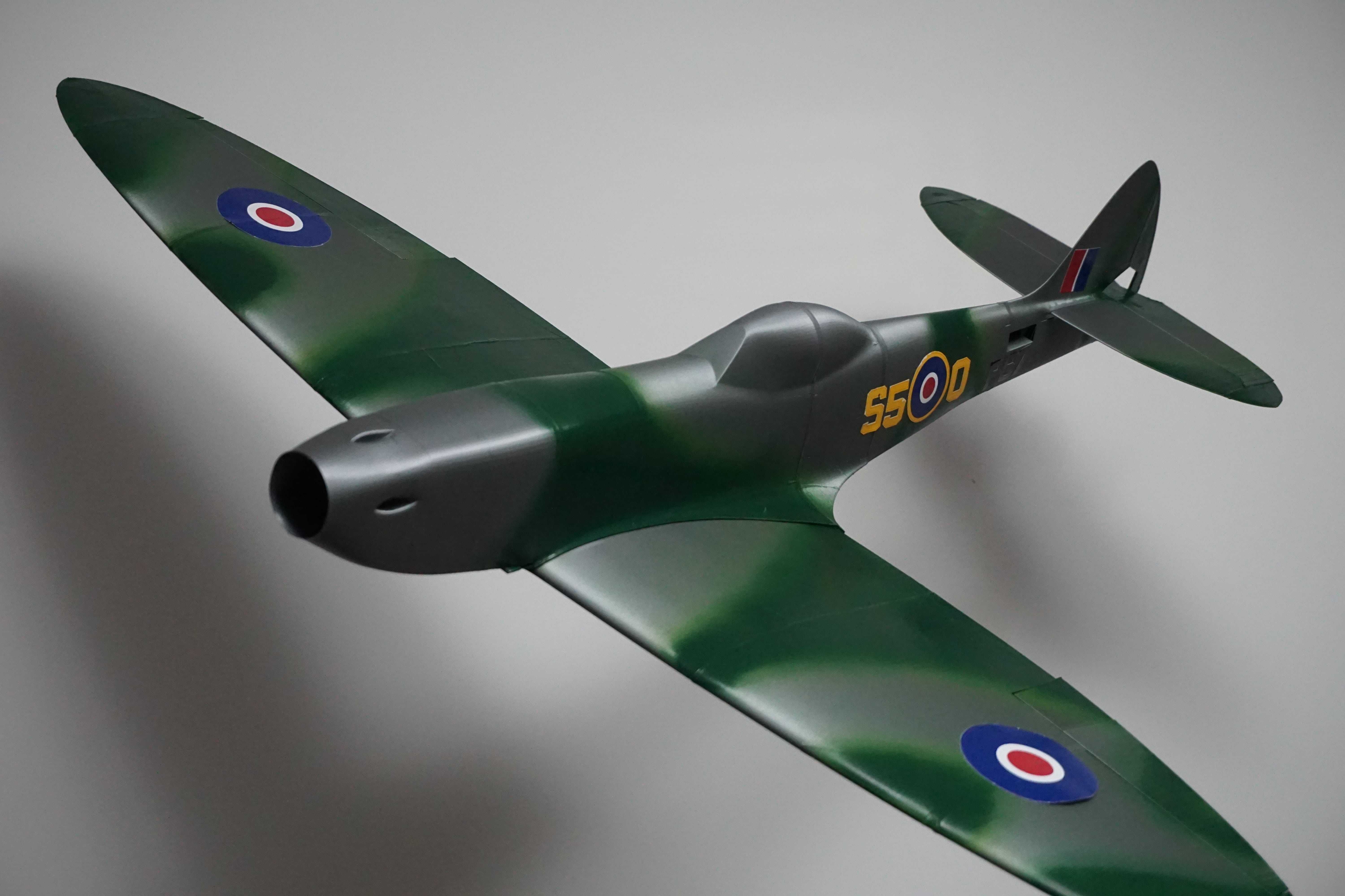 Avion macheta Spitfire 3D print pentru RC