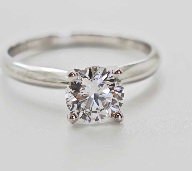 Inel aur 14k cu diamant 1.01ct IGI cert redus de la 7500lei