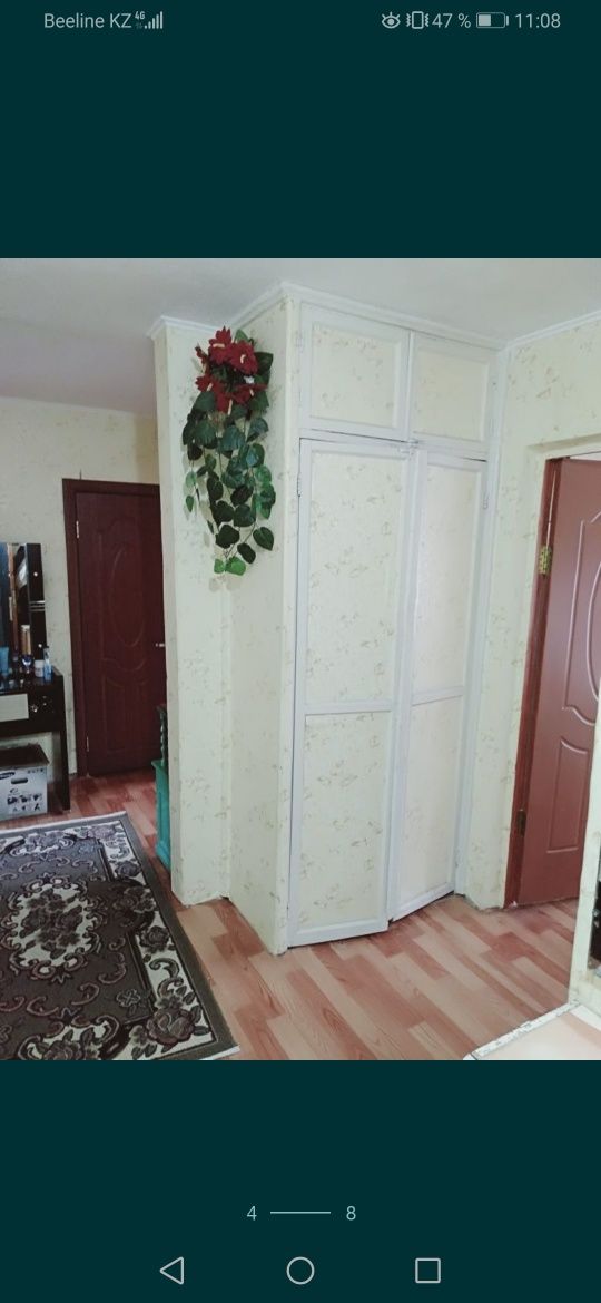 Срочно. Дёшево. в  г.Текели, 2-х комнатная, . улучш. в .отличном рай