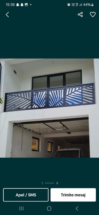 Balustrade din tablă decupata