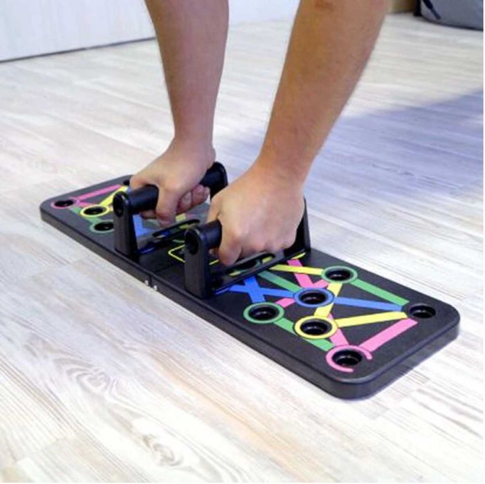 Многофункционална Преносима Дъска за Лицеви Опори MUSCLEPLATE®