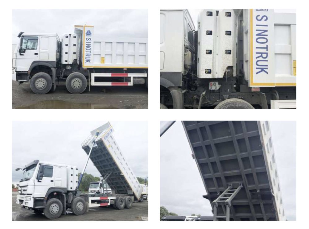 Акция  до 30 июня Новый САМОСВАЛ HOWO HW76 8x4 CNG 26,2 куб.м 380 МКПП