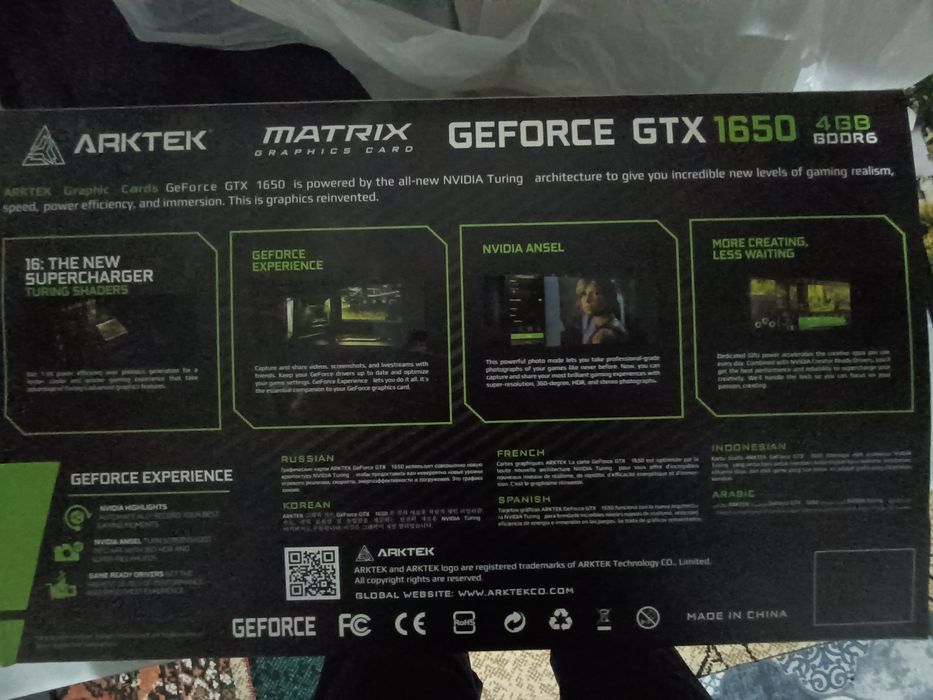 Arktek Geforce GTX 1650 4GB GDDR6