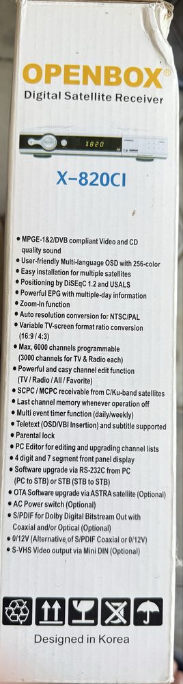 Продаются tuner openbox 820