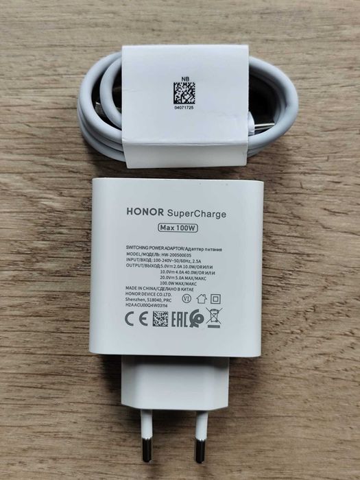 Incarcator+cablu type-C Honor 100w nou super charge original