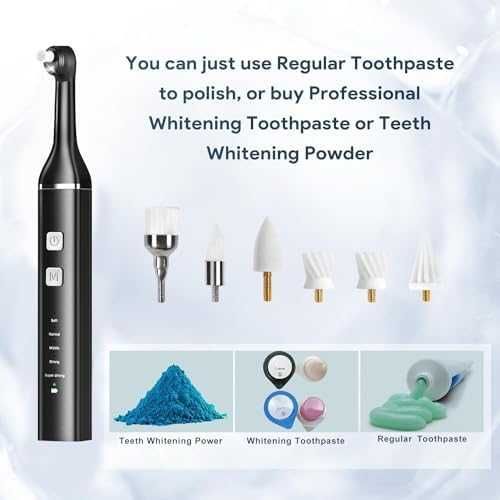 Нов Уред за зъбна плака петна и избелване 5 приставки полиране на зъби