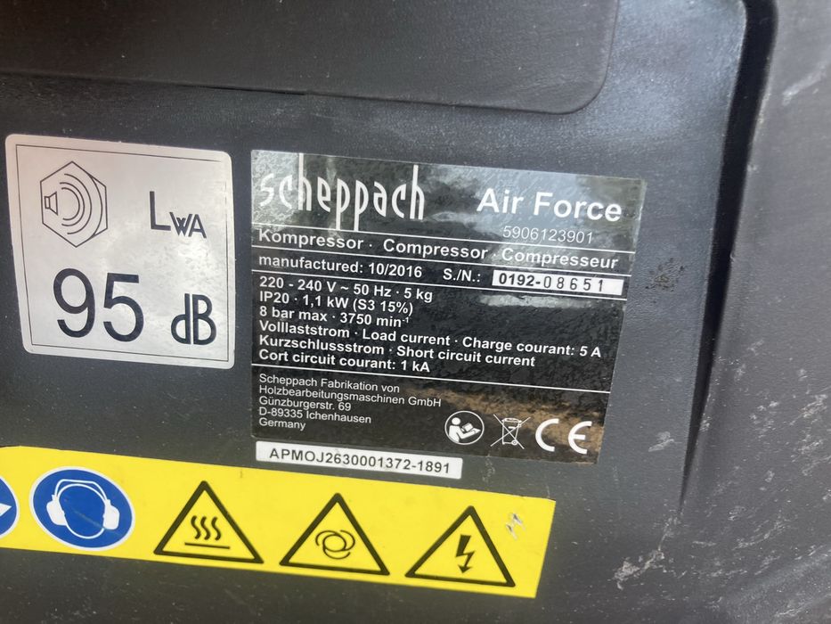 Compresor Scheppach Multifunctional Umflat