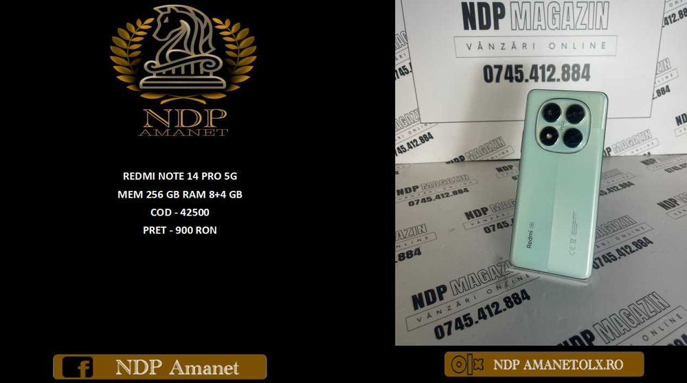 NDP Amanet NON-STOP Bld. Iuliu Maniu 69 REDMI NOTE 14 PRO 5G (42500)