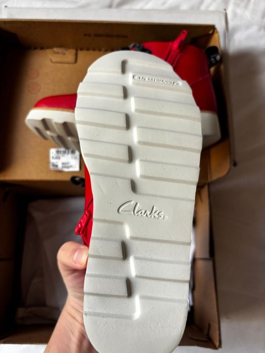 Ghete Clarks imblanite piele naturala impermeabile marimea 28