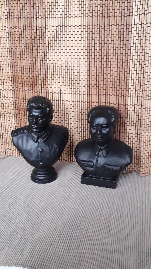 Статуэтки  Касли,бюст Иосиф Сталин,Мао Дзедун