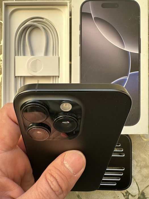 iPhone 16 Pro Black 256Gb, full box