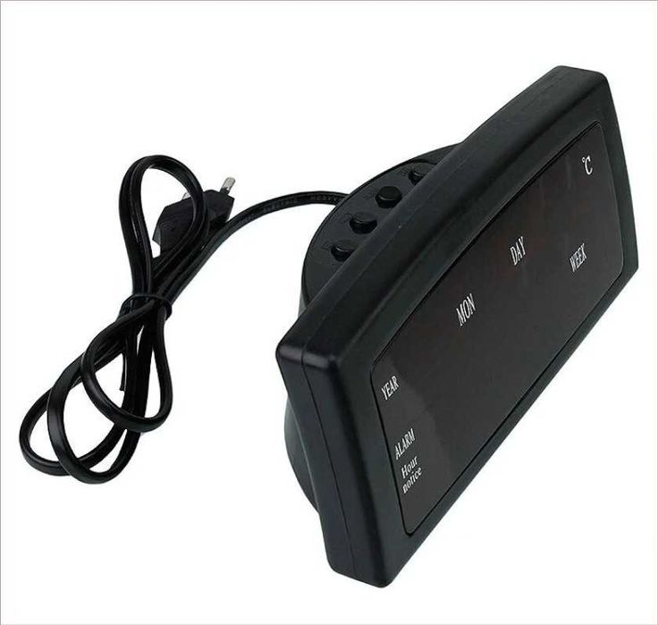 Ceas digital de masa 909A cu LED rosu, alarma calendar si temperatura