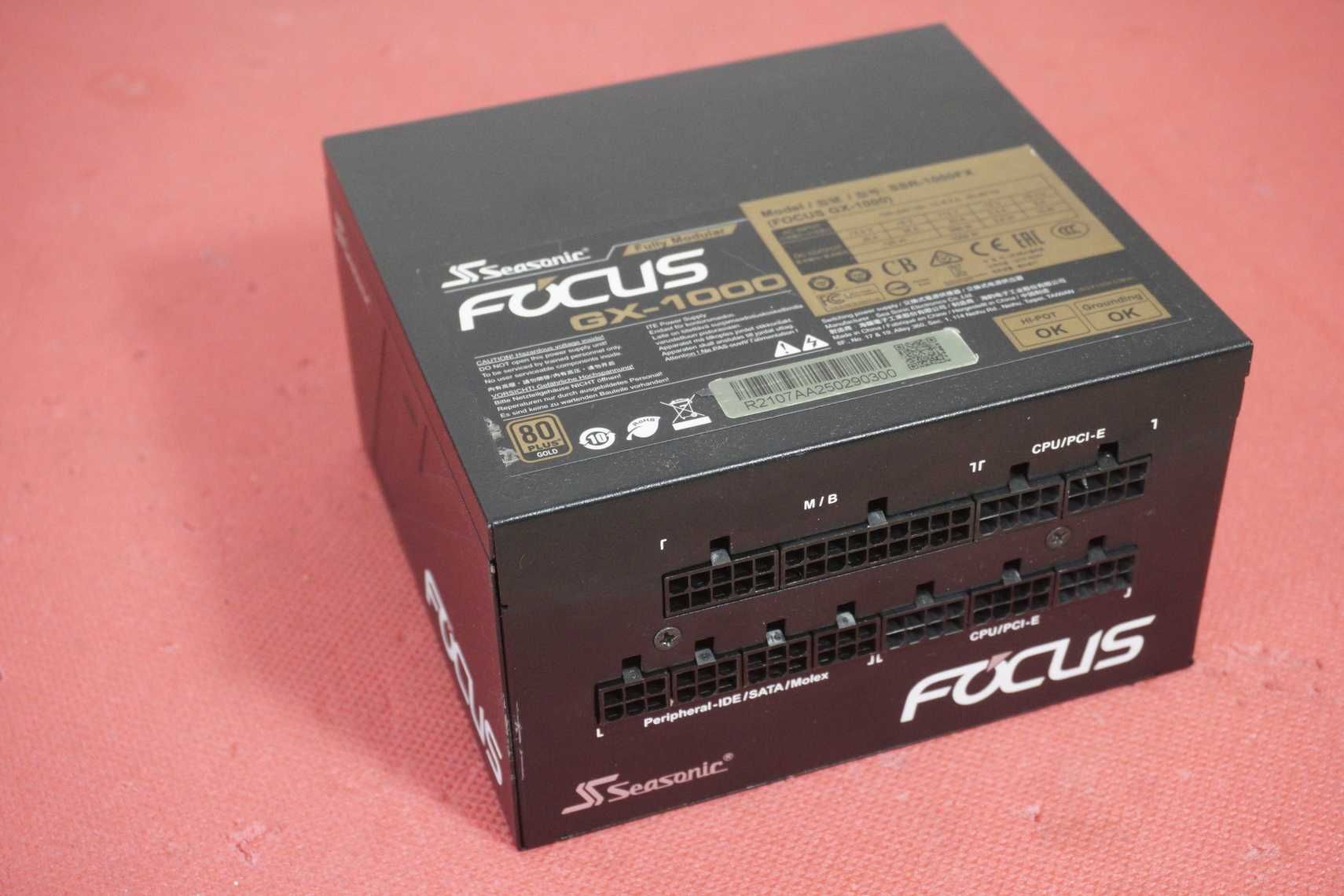 Захранване PSU Seasonic Focus GX 1000W Gold/ Вкл.ДДС