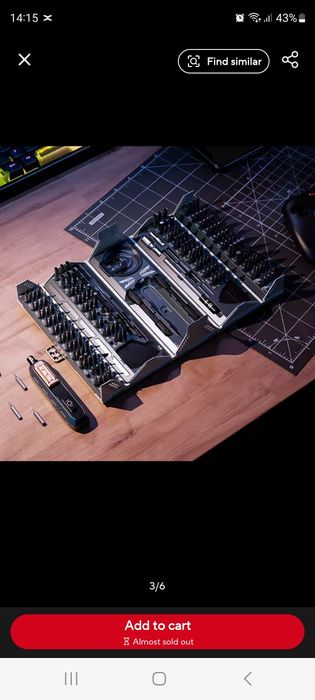 Set profesional surubelnita de precizie 180 in 1, CR-V, mini container