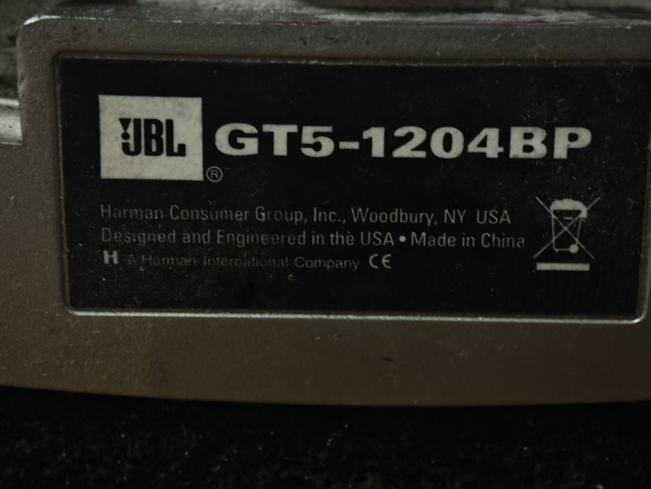 Subwoofer Auto JBL GT5-1204BP 1100w