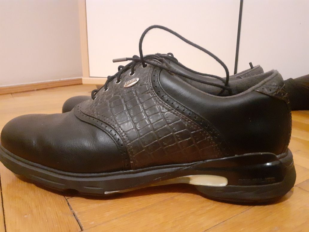 Pantofi piele golf bărbătești Etonic 43+mănușă golf piele