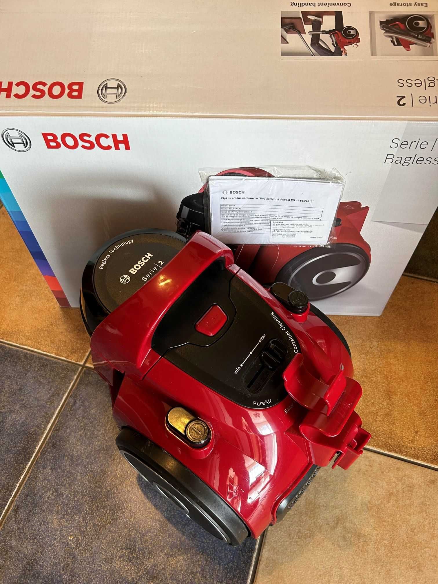 Прахосмукачка Bosch без торбичка